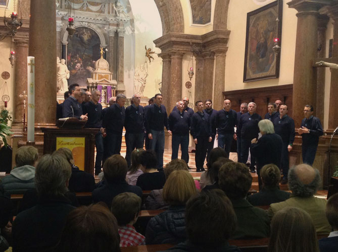 I Crodaioli in Lusiana: voci eleganti in armonia