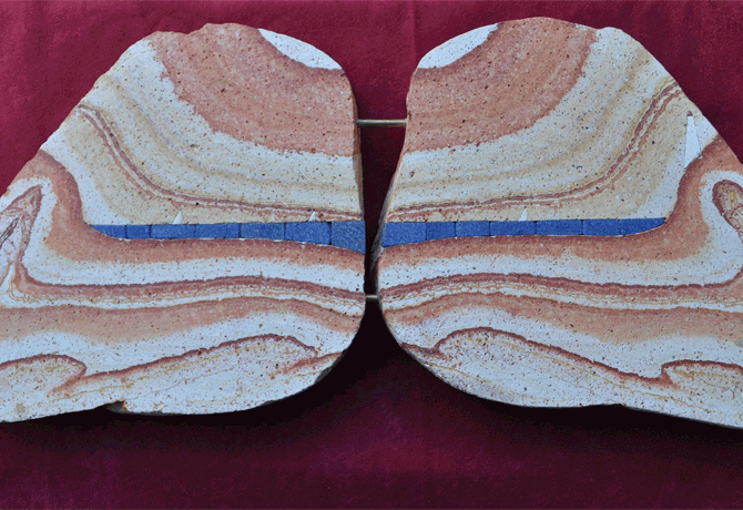 Originali sculture di mosaico moderne