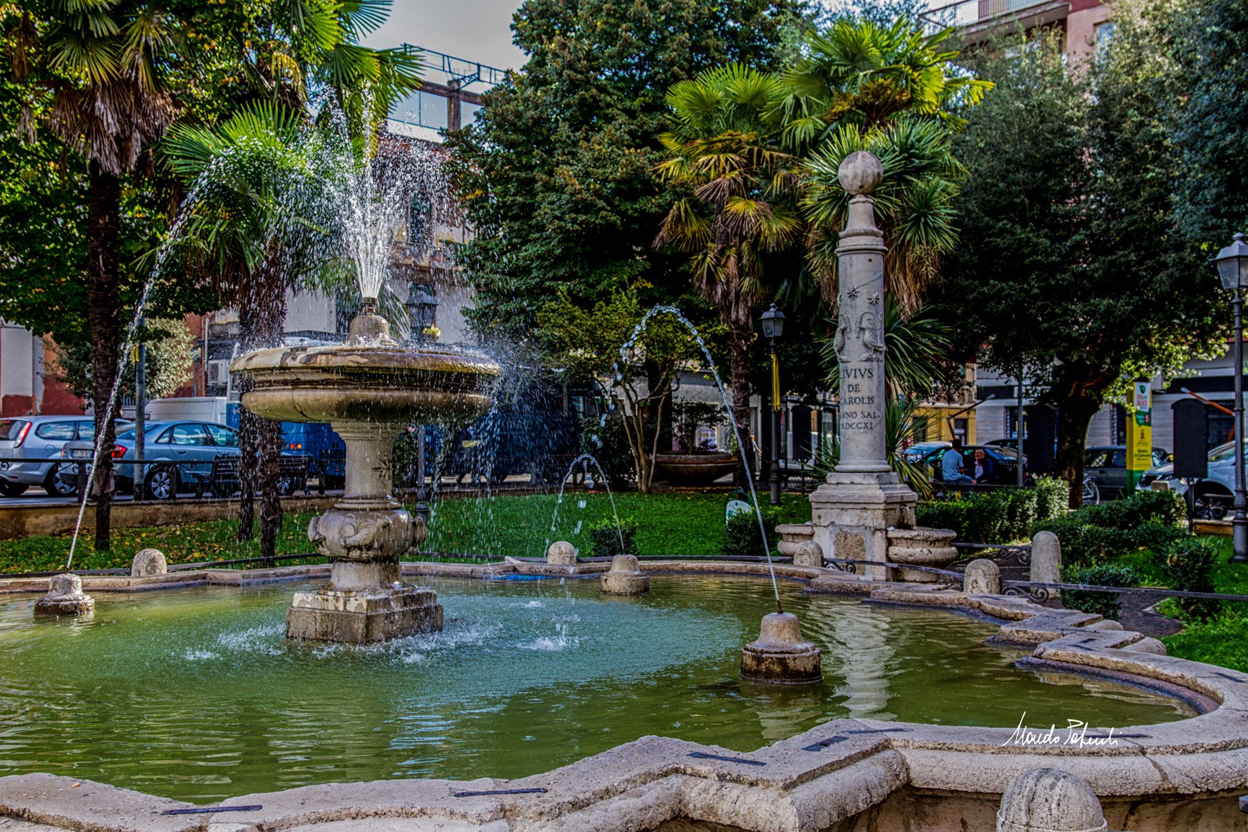 Frosinone. Fontana Livio de Carolis