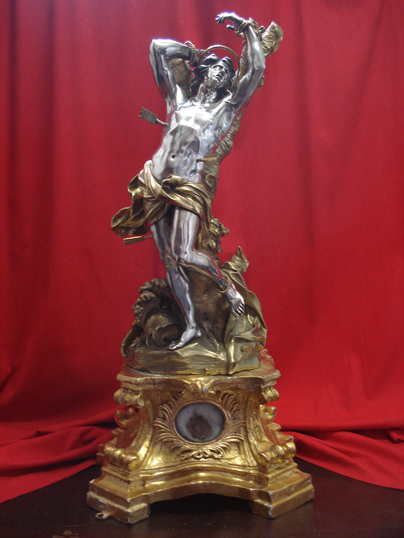 Fumone- Statua San Sebastiano by Alessandro Potenziani