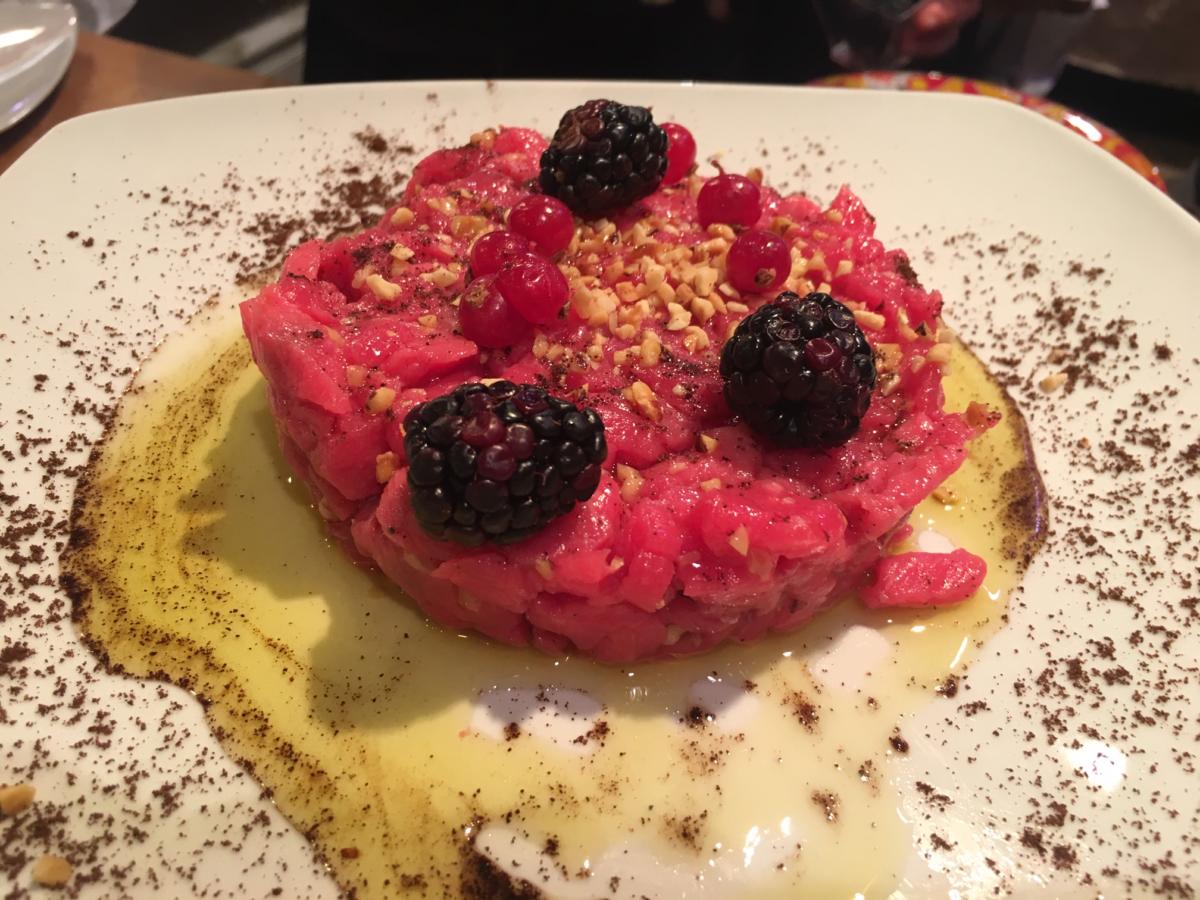 Il miglior sushi di carne o Tartare da Spallaforte, la boutique della carne