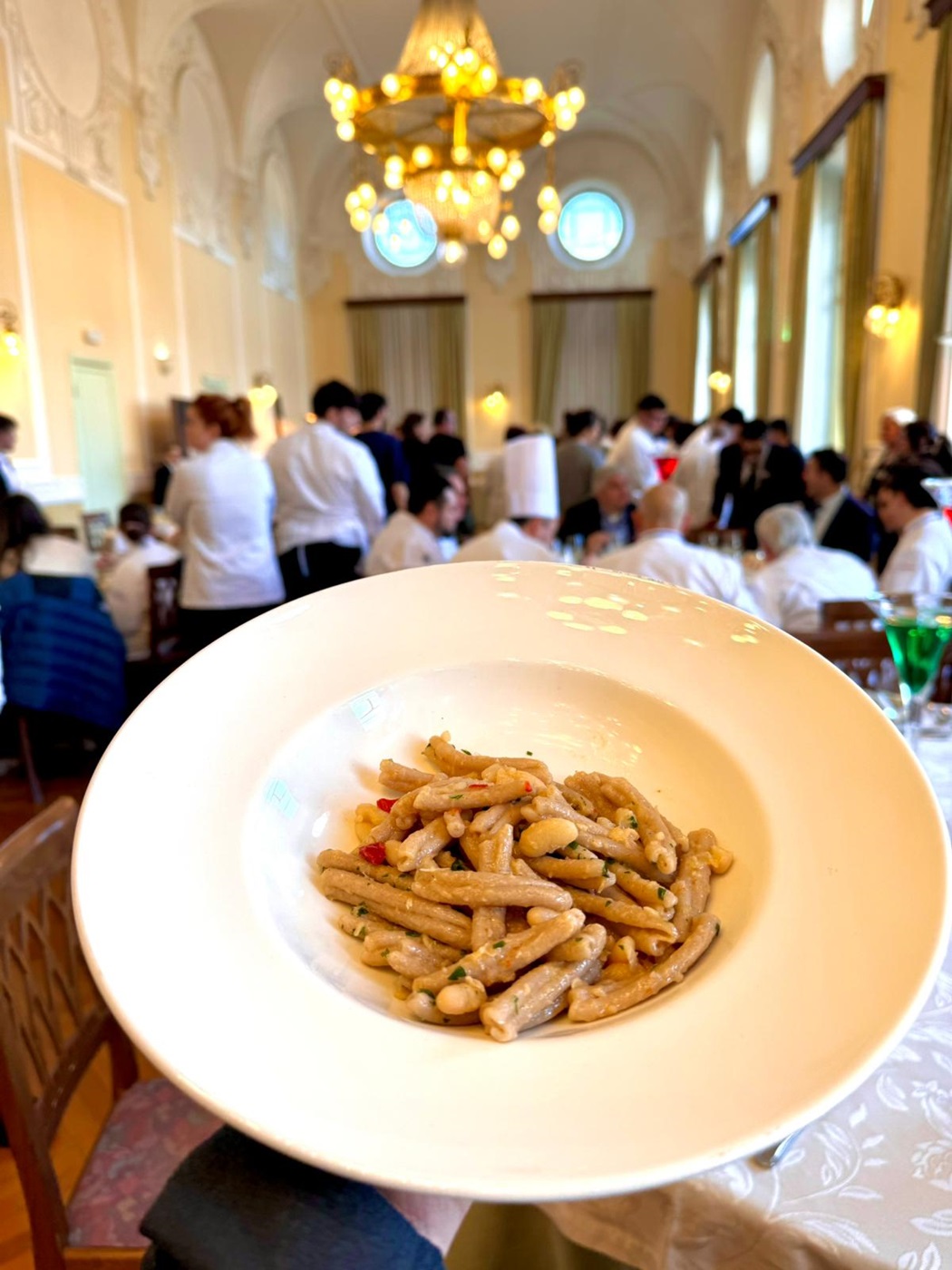 Donna Vittori back at the Hotellerie School  in Fiuggi