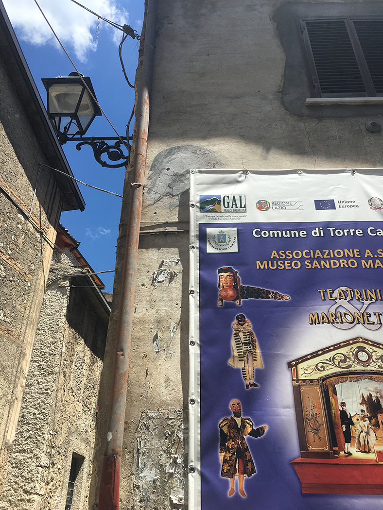 Torre Cajetani. La testa di Mussolini