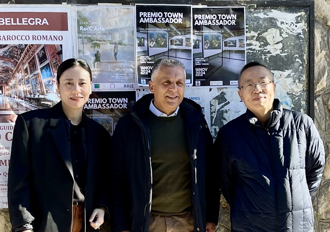 A Rocca Santo Stefano Premio Town Ambasador per 4 artisti Cinesi