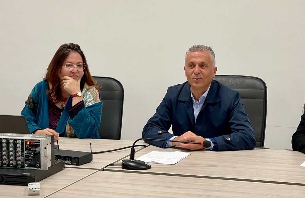 Oriana Impei e il Sindaco di Rocca Santo Stefano