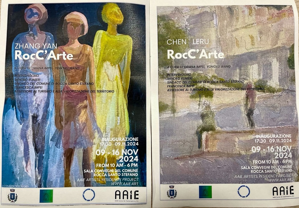 Oriana Impei e il Sindaco di Rocca Santo Stefano