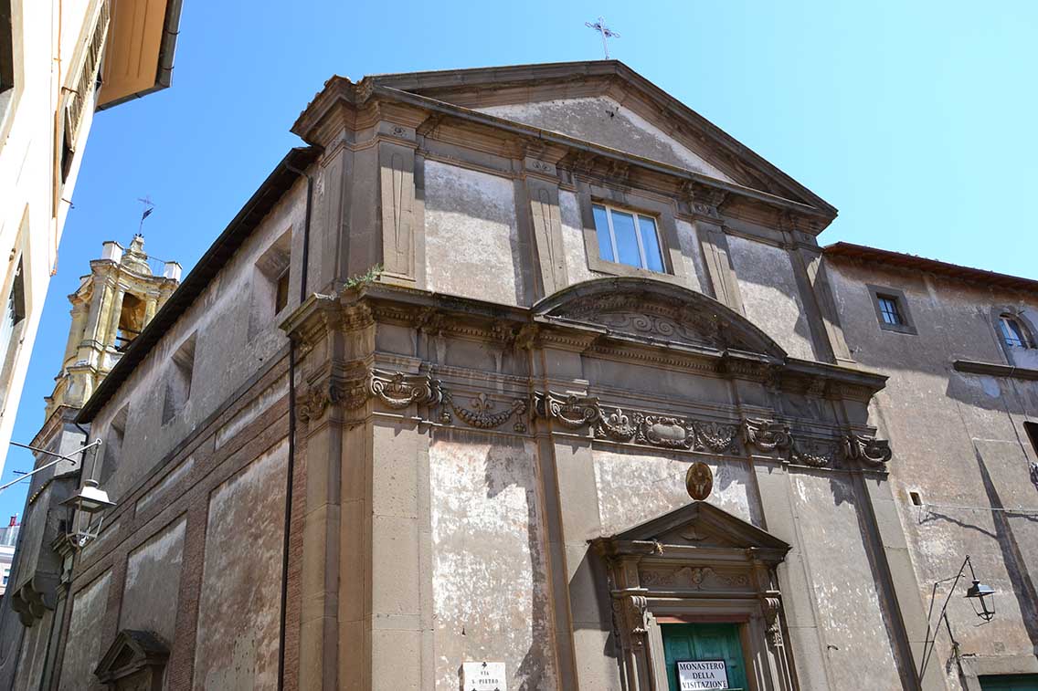 Viterbo. Chiesa di San Bartolomeo e Monastero della Visitazione (detta della Duchessa)