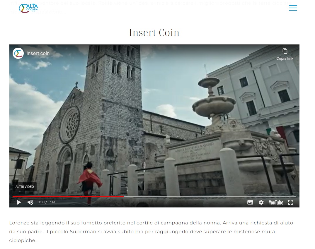 video di promozione dell'alta  Ciociaria