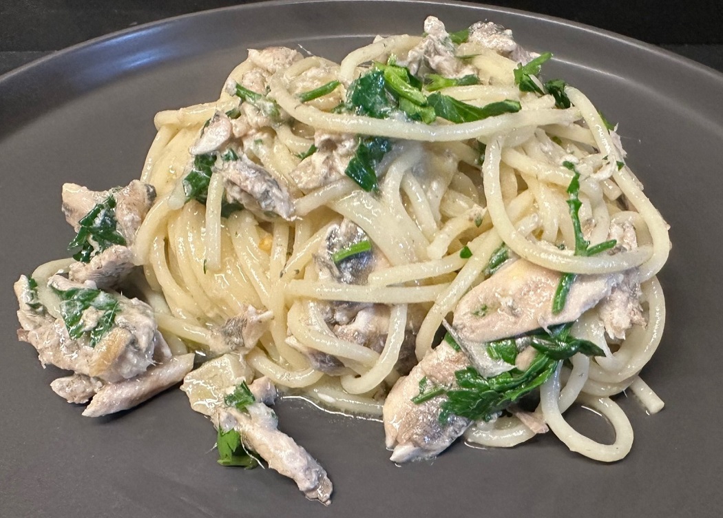 Spaghetti con Alici di Anzio