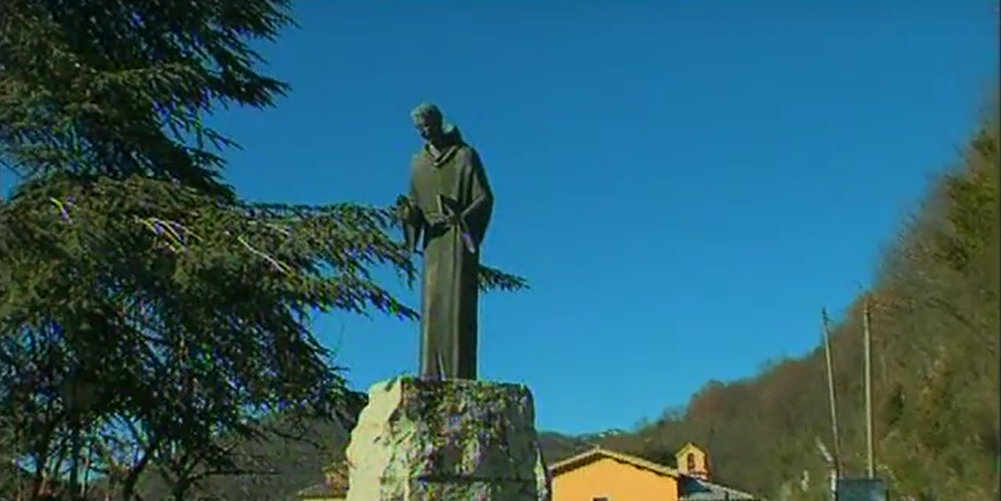 Fiuggi. Statua di San Biagio