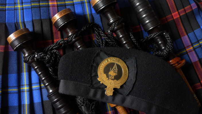 Cornamuse al Castello Caetani di Trevi nel Lazio