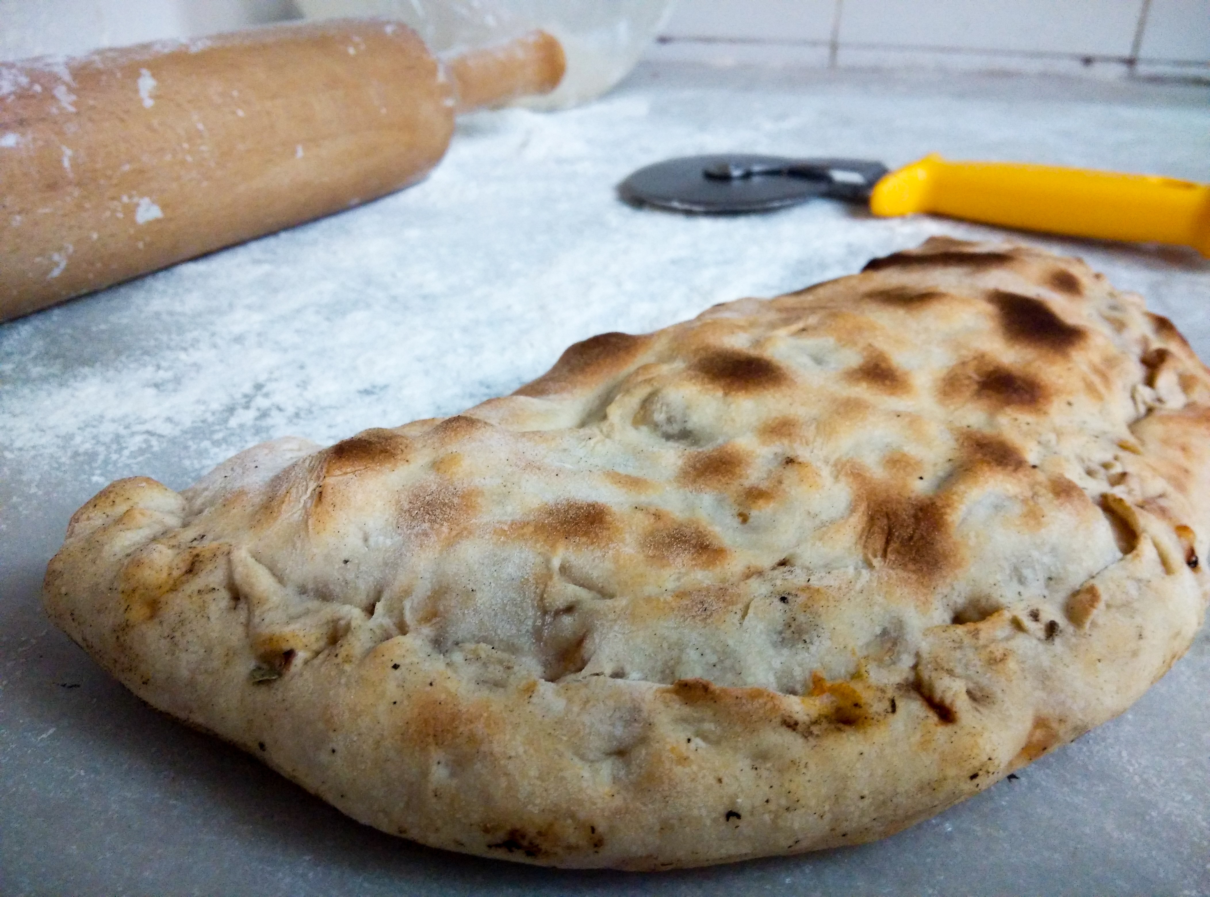 Nazzano. Calzone with Vegetables