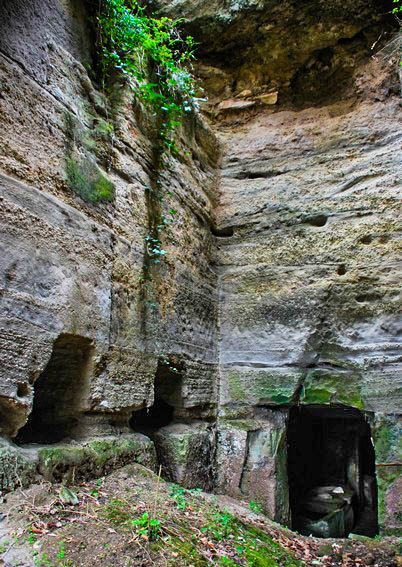 Canino. Necropolis of Vulci