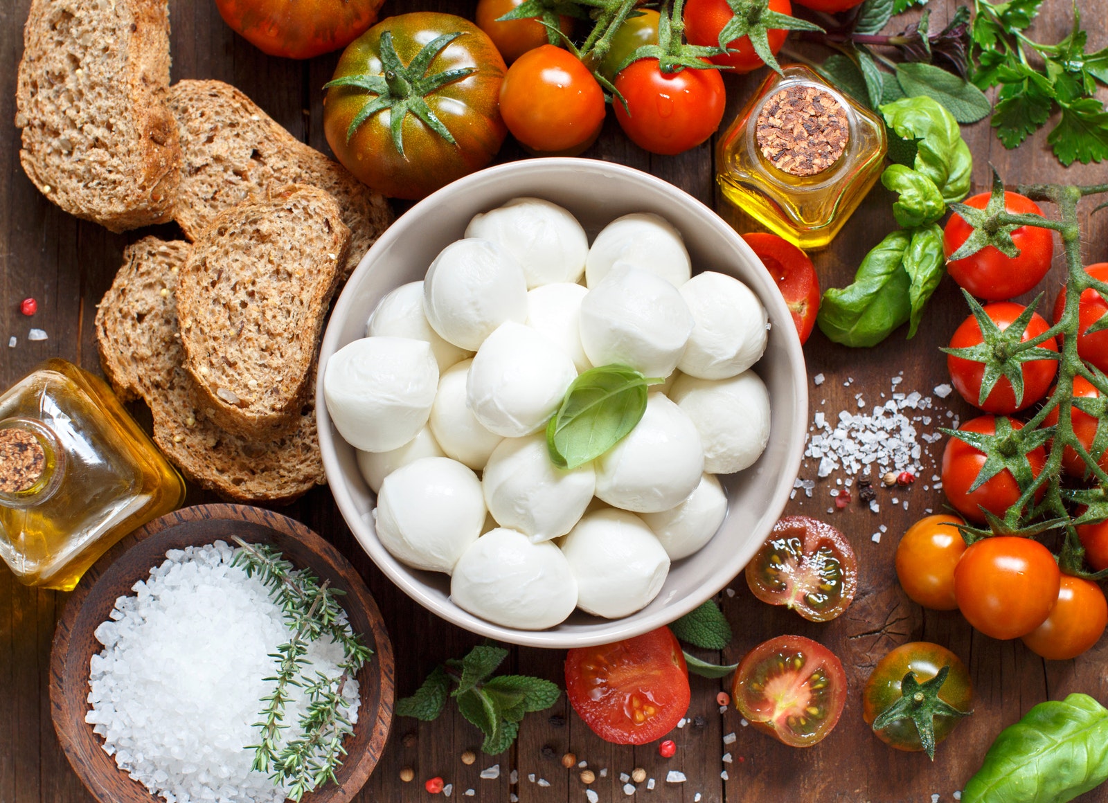 Amaseno. Mozzarella di Bufala