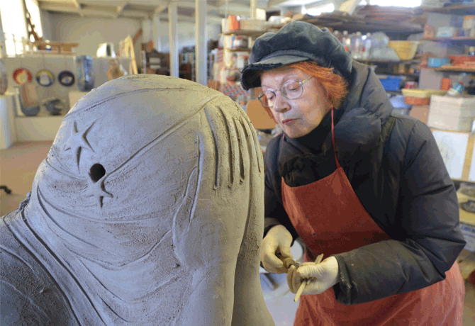 Il panegirico di una scultrice sulla Pangea