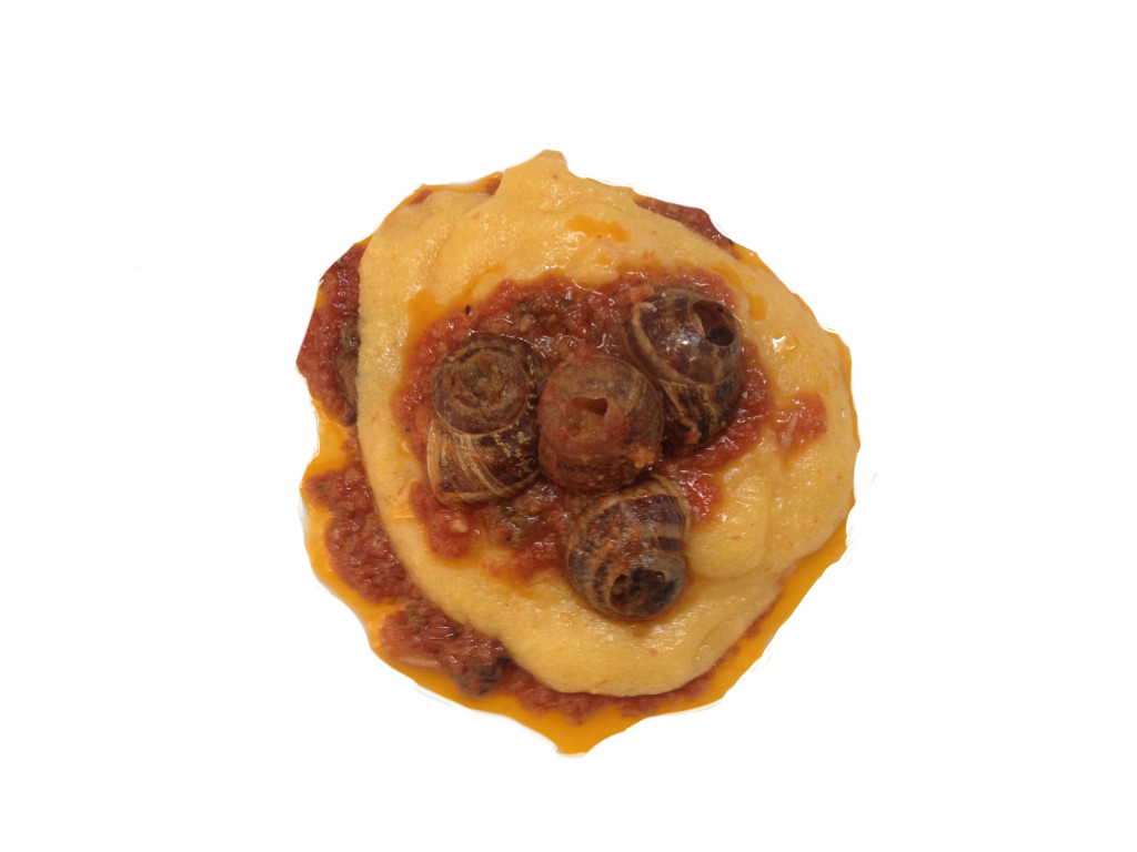 San Polo dei Cavalieri. Polenta with Snails